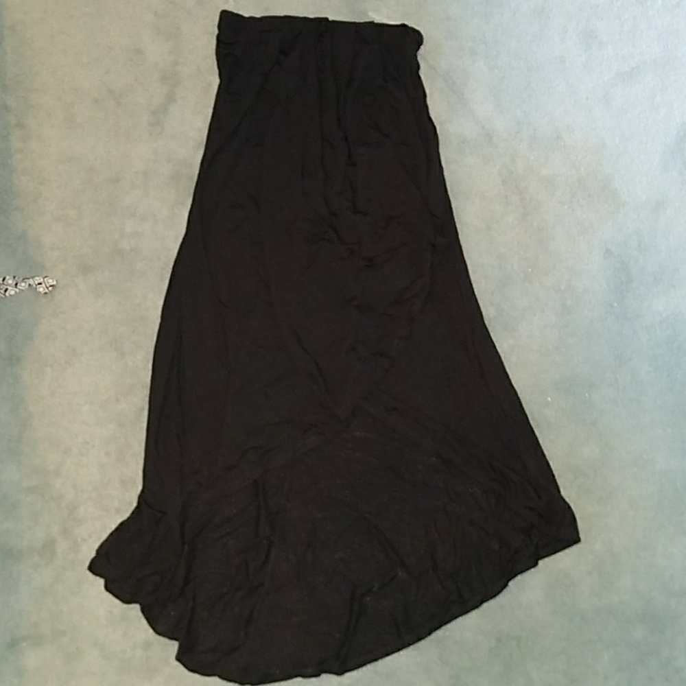 Black flowing dress